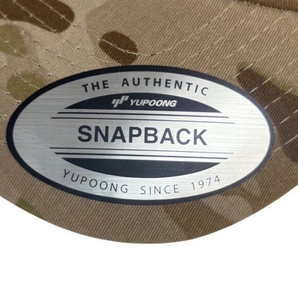 Yupoong 1St Choice Energy Services Arid Snapback Trucker Hat Mesh Brown Camo OS - Picture 5 of 10